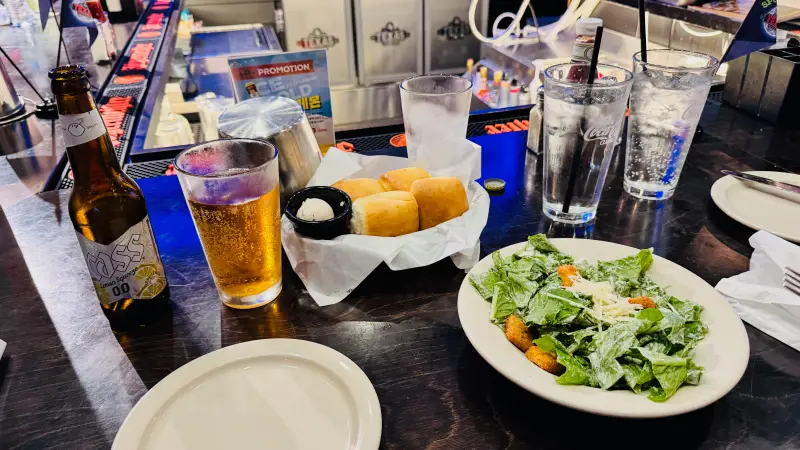 송도현대아울렛-텍사스-시저샐러드