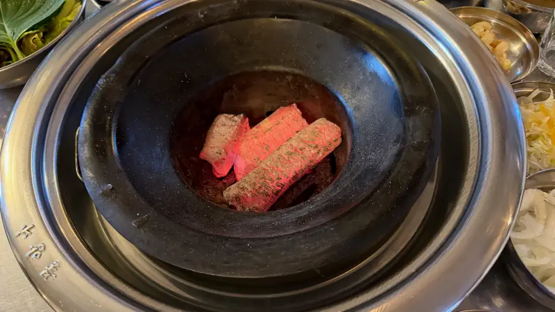 을지로-공평동꼼장어-숯불